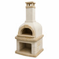 Horno de Piedra Refractaria para Exteriores 200 cm x 100 cm x 80 cm