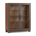 Vitrina de Madera y Vidrio Templado