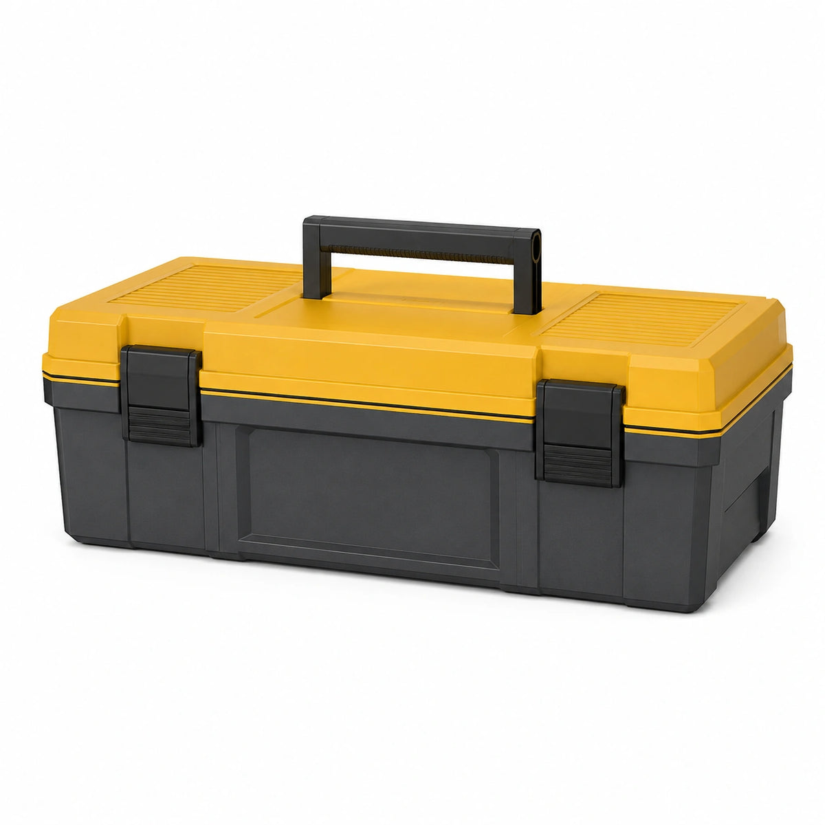 Caja de herramientas de plástico ABS 50 cm Amarillo/Negro