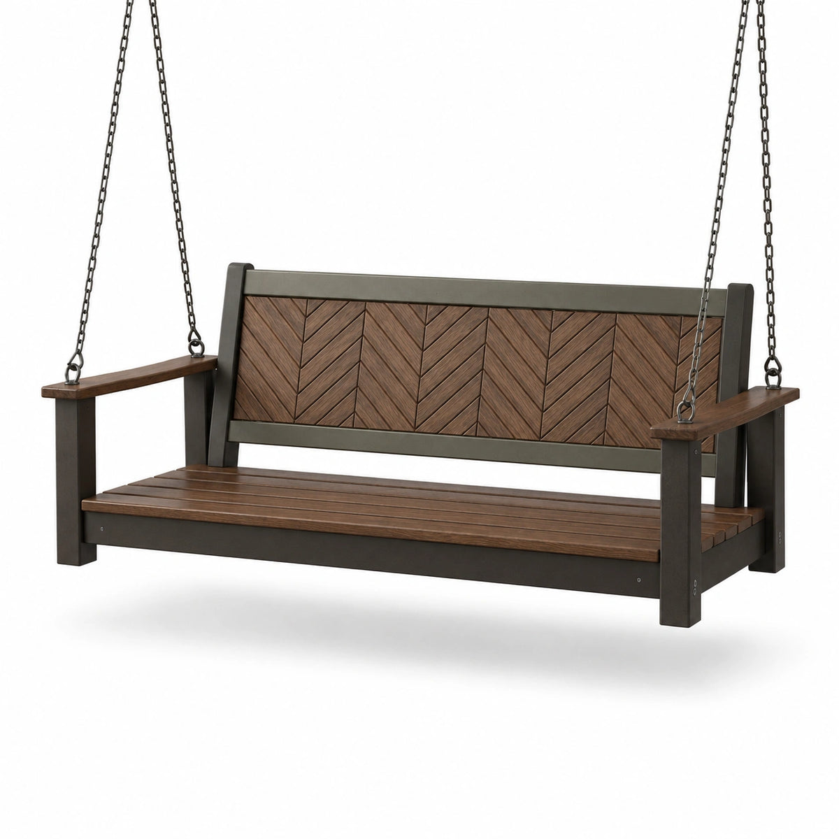 Columpio de Madera y Metal para Exterior