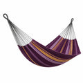 Hamaca de Tela Rayas Morado/Naranja 200x150cm